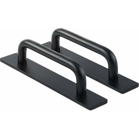 148mm Self-Adhesive Door Handle, 2pcs Matte Black Self-Adhesive Door Handles for Kitchen Cabinet Drawer Handles (Matte Black) (1/5)