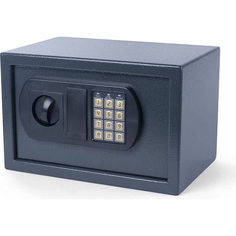 Pavo - Cassaforte da tavolo/parete con lucchetto a combinazione elettronica, 31 x 20 x 20 cm, 8040391