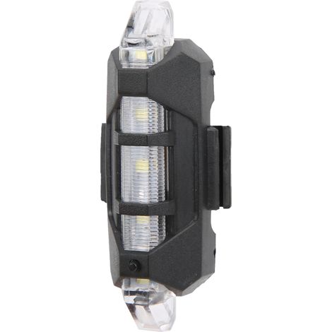 USB-wiederaufladbare, wasserdichte Fahrradrückleuchte, weißes LED-Fahrradzubehör (1/5)
