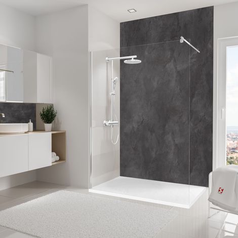 Panneau mural Schiste anthracite, Schulte, 150 x 255 cm (1/5)