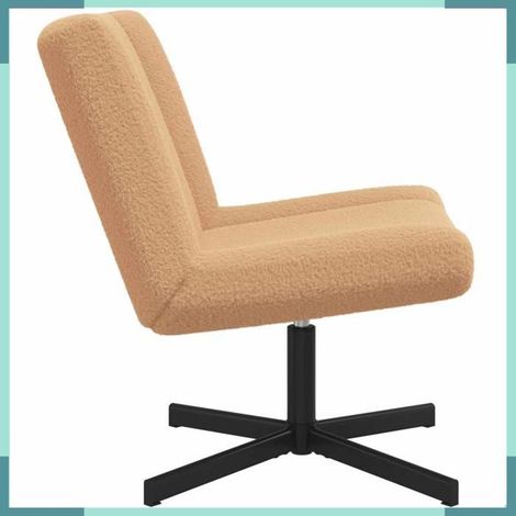 42015916 Chaise pivotante Beige 63 x 75 x 76 cm Peau de mouton (1/5)