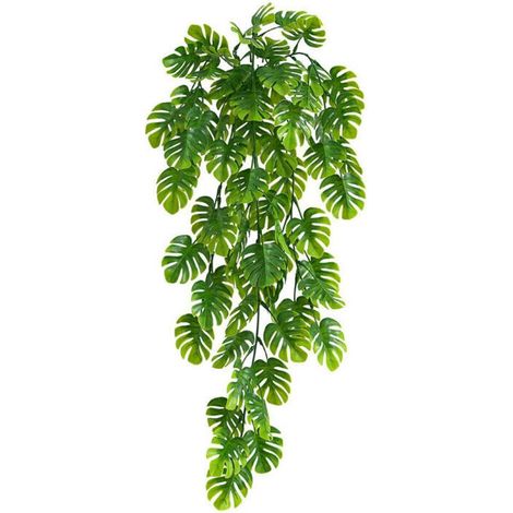 feuilles palmier tropicales artificielles vigne plante de fronde palmier de 64cm 76cm y compris le poteau suspendue feuille vigne fausses plantes pour tenture murale decoration toile fond mariage a (1/5)