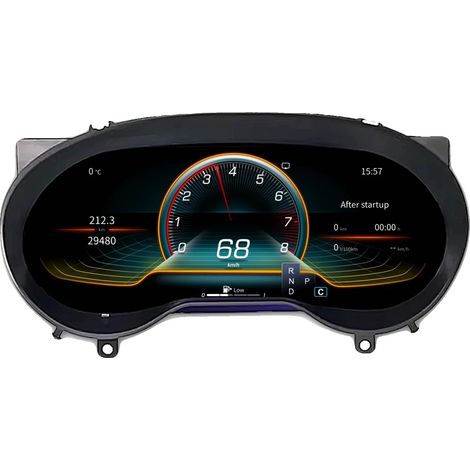 CarPlay, cruscotto digitale, 12,3 pollici, connettività wireless, compatibile con Mercedes-Benz Classe A GLA CLA W176 C117 X156 2012-2019, per Benz GLA CLA 12-19 (1/2)