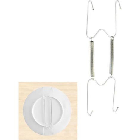 Gefederter Telleraufhänger de ø 13 bis 18 cm.