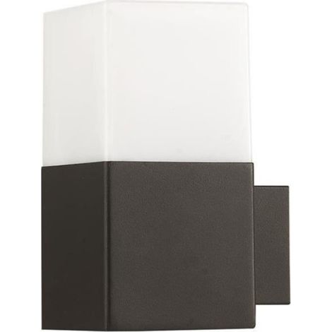 Applique Extérieure - E27 Max 12 W - IP44 - Aluminium Et PMMA - Pour Porche Jardin Véranda - 16 X 7,8 X 11 Cm - 1 Pièce (1/3)