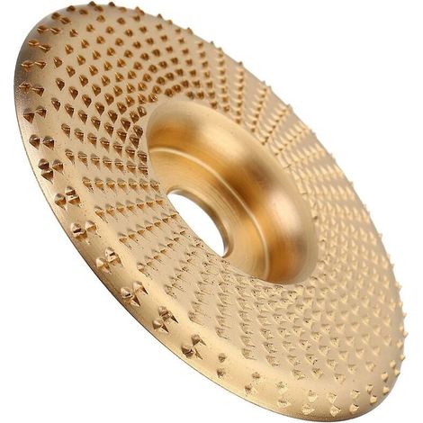 Disque Meuleuse Angulaire - Disque De Ponçage En Carbure De Tungstène - 100 Mm - Pour Sculpture Et Façonnage Du Bois - 1 Pièce (1/3)