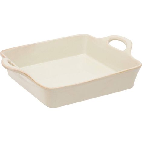 Quadratische Keramikschale von Terre Inconnue, 25 x 25 cm, beige - Atmosphera créateur d'intérieur (1/2)