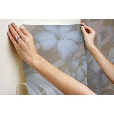 Papier Peint panoramique auto-adhésif Palmiers au Clair de Lune - 320x183cm (1/5)