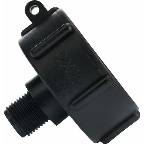 DEESSE SHOP - Adaptateur de réservoir IBC connecteur de robinet de tuyau en plastique S60X6 bouchon fileté grossier à 1/2 adaptateur de robinet d'eau pour tonne de Valve IBC (1/4)