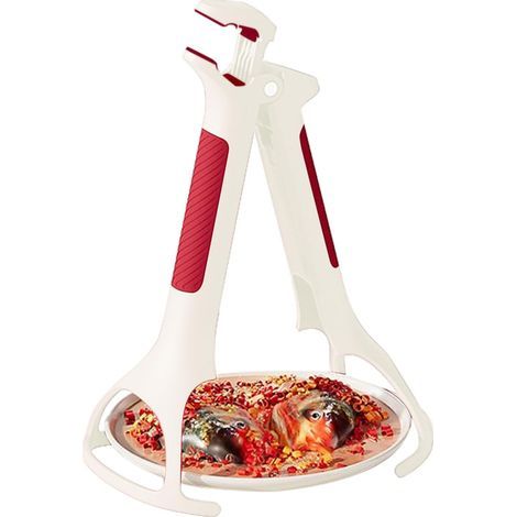 CCYKXA Anti-scalding bowl tongs Anti-scalding kitchen tong holder for hot bowls, multifunctional kitchen tongs for rental, restaurant, apartment, bakery, hotel, cafe (1/5)