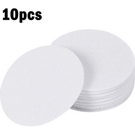 Tapis Anti-dérapant - Disque Adhésif Pour Tapis - Fixation Pour Tapis Et Moquettes - Diamètre 5 cm - Blanc - 10 Pièces (1/5)