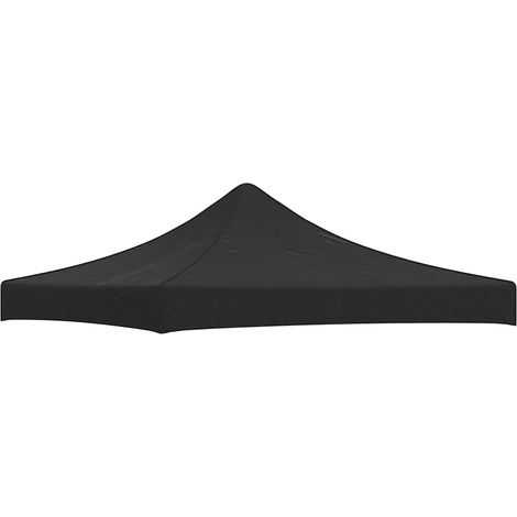 Tetto per Tendone per Feste 3x3 m Nero 270 g/mq (1/5)