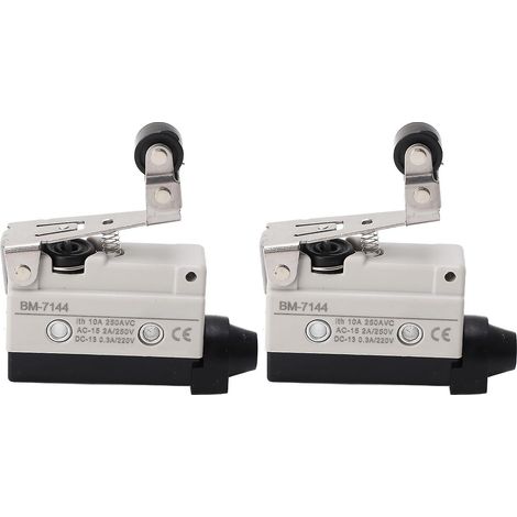 Micro-interrupteur à levier à ressort, compatible avec une tension de 250 V CA. (1/5)