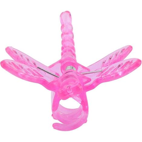 Paquet de 100 clips d'orchidée, supports de plantes et vignes, avec clips de jardin en forme de libellule. (1/5)