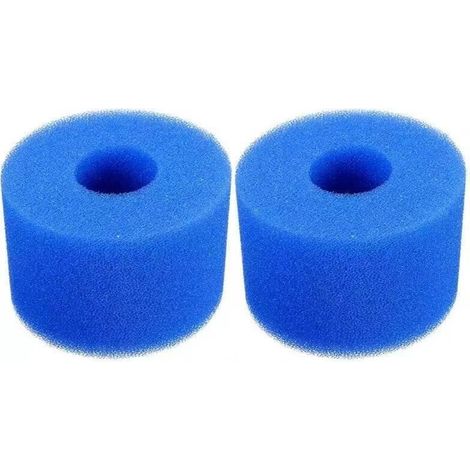 Lot de 2 filtres lavables pour jacuzzi compatibles avec les spas Intex Pure Spa et Bestway Lay Z Spa filtre S1 et Lay Z VI cartouches filtrantes de rechange (1/5)