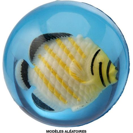 Balle rebondissante - Poissons tropicaux - 3D - Jeu - Enfant - Kermesse