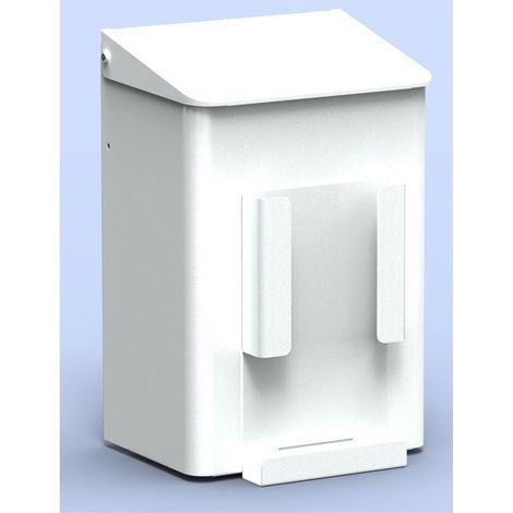 Cassetta igienica CWS 6 l m portasacco foglio di alluminio bianco