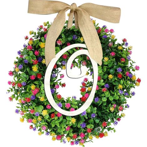 Guirlande Porte - Guirlande Lettres Alphabet A Z - Décor Extérieur Porte d'Entrée - Pour Maison Ferme - 1 Pièce (1/4)