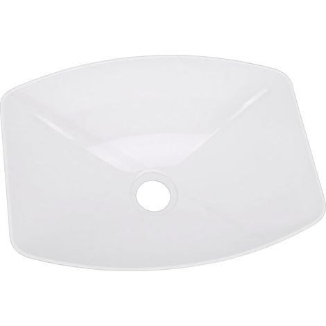 Évier de Salle de Bain pour Camping-car, évier de Comptoir en Acrylique 15,58 X 11,72 X 5,61 Pouces, Ouverture de Drainage de 1,97 Pouces, Intérieur Compact, Placement Facile, pour Camping-car (1/5)