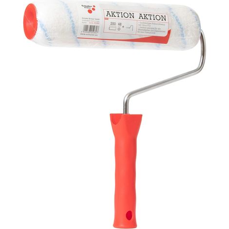 Rouleau De Peinture - 25 Cm - Poils 12 Mm - Pour Peintures Minérales Et Dispersions - Surfaces Lisses Et Moyennes - 1 Pièce (1/5)