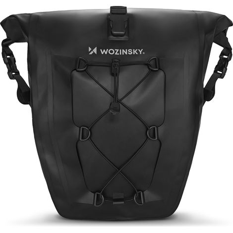 Wozinsky wasserdichte Fahrradtasche Kofferraumtasche Gepäcktasche 25l Rot