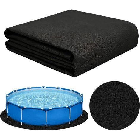 Tapis de Piscine Rond 305 – Bâche de Sol et Tapis de Piscine – Sol de Protection – Tapis Antidérapant et Résistant à l'usure pour Piscine. Multifonctionnel pour Piscines Extérieures (305 cm) (1/5)