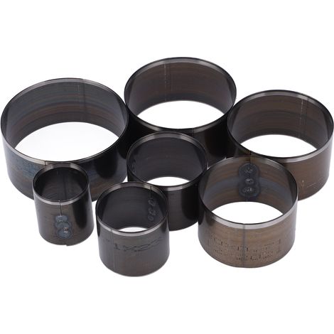 Poinçons de découpe en acier carbone pour cuir, 7 pièces pour projets DIY (1/5)