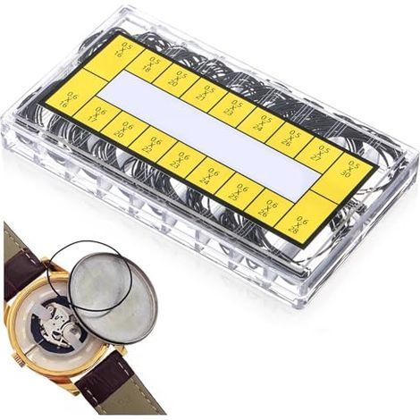 Joints de Joint Couverture,180 PCS Kit Complet Réparation pour Montres Toriques en Caoutchouc Outils d'Horloger d'Étanchéité Ensemble Entretien et - (1/5)