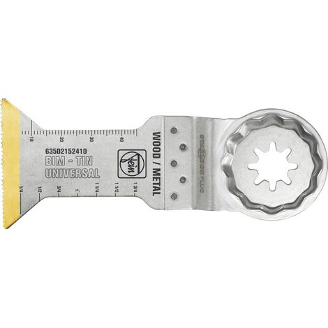 Lame de scie Fein E-Cut bi-métal avec revêtement TiN 1pc - 63502152410 (1/3)