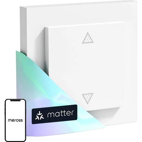 Interruttore intelligente Wi-Fi per tapparelle Meross MRS105MA-EU (Matter) (1/2)