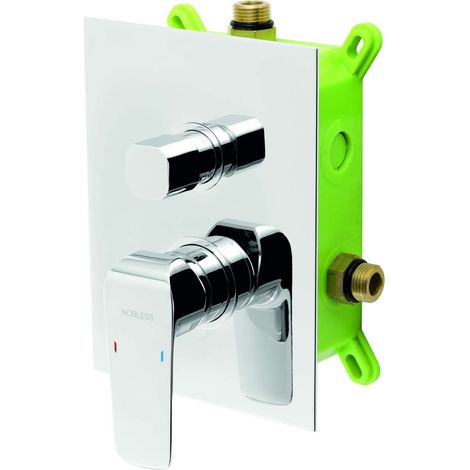 Novaservis Nobless Tina - Armatur-Unterputz, für 2 Verbraucher, mit Einbaukörper, chrom BOX38051R,0