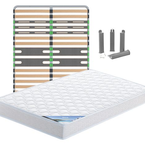 IBIZA - Pack Matelas + AltoZone 120x190 + Pieds (1/5)
