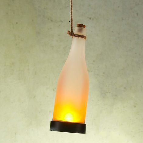 Unbekannt Solarlampe Flasche, LED Licht, Leuchte