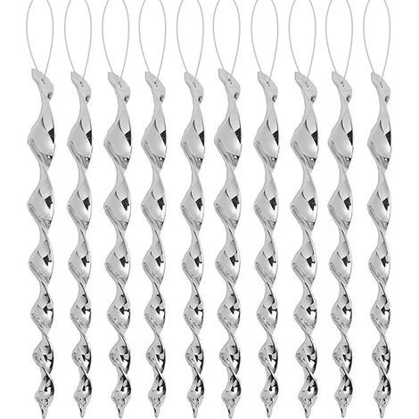 Vogelabwehrsystem, 8-teiliges reflektierendes Spiral-Vogelscheuchen-Set, 360-Grad-Vogelabwehr für Haus, Garten, Balkon und Obstbäume (1/5)