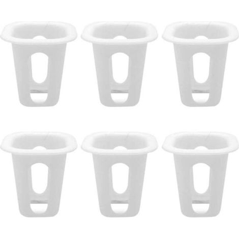 50 Pieces Plastic Garden Net Cups Planting Basket Cup Set Garden Mesh Slotted Nursery Net Pots for Hydroponics Aquaponics Orchids