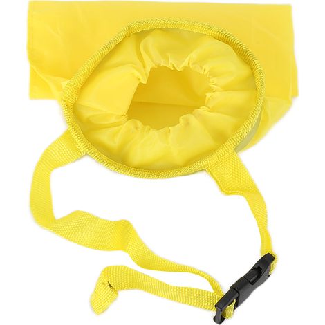 Poubelle voiture multifonctionnelle, sac de rangement suspendu pour siège auto, organisateur de voyage jaune