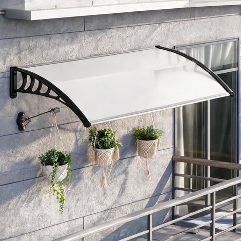 Store banne transparent en polycarbonate 122 x 89 x 24 cm (1/5)
