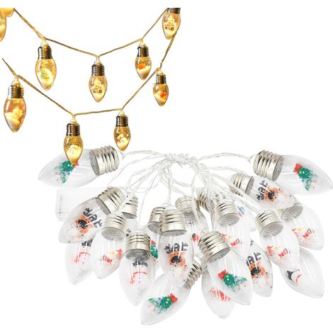 Guirlande LED Noël 3 m, décoration sapin, maison/jardin/fête (1/5)