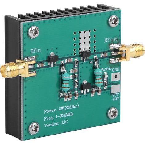 1–930 MHz 2-W-Breitband-HF-Leistungsverstärker mit SMA-Buchse (1/5)