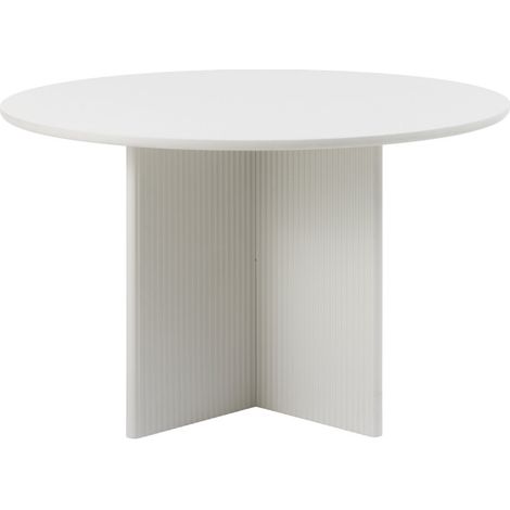 Table à manger 4 personnes ronde en bois - Grège - Jura (1/5)