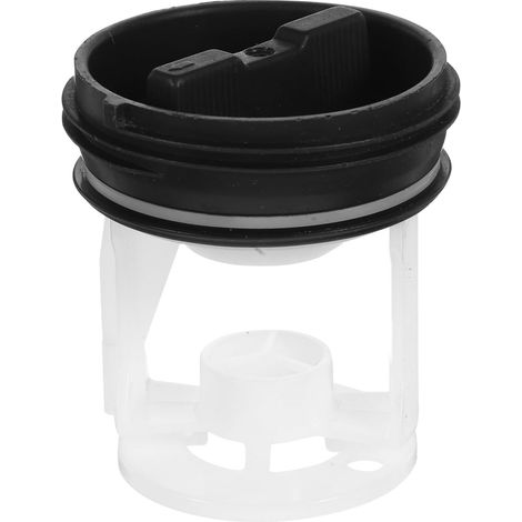 Filtre de Pompe de Vidange pour Machine à Laver, Bouchon Filtre Lave-Linge en Plastique ABS, Couvercle de Pompe de Vidange, Pièce de Remplacement pour Entretien et Évacuation (1/5)