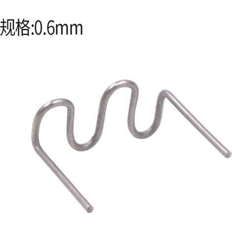 500 outils de réparation de fissures de pare-chocs de voiture en plastique, outils de soudure pour réparation plastique (0,6 mm), paquet de 500 (1/4)