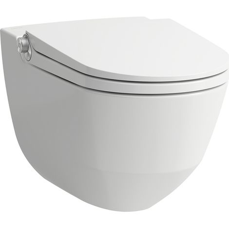 WC de ducha Running Cleanet Riva, Flushless, de pared, mando a (1/5)