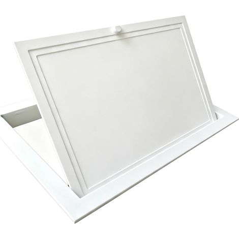 Panneau d'accès à poignée en alliage d'aluminium, métal épais (6 (1/5)