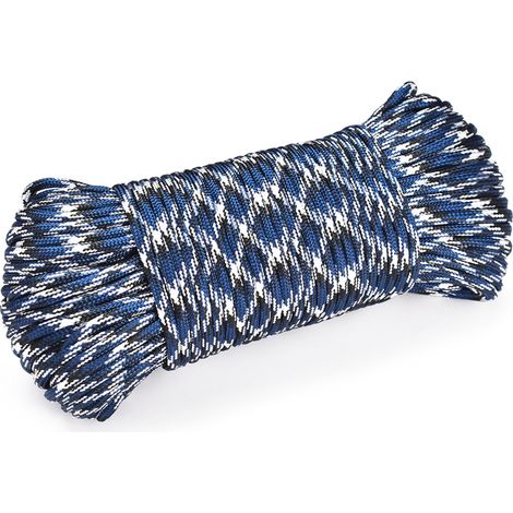 Corde Parachute 100 Pieds Nylon Résistant - Pour Camping Randonnée Bricolage Extérieur - Lot De 1 (1/5)