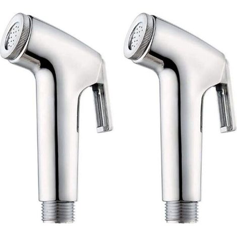2 pièces Bidet Spray, douchette WC Pulvérisateur de Toilette en Spray pour le Nettoyage Des Toilettes, Bain pour Animaux de Compagnie, Hygiène Personnelle (1/4)