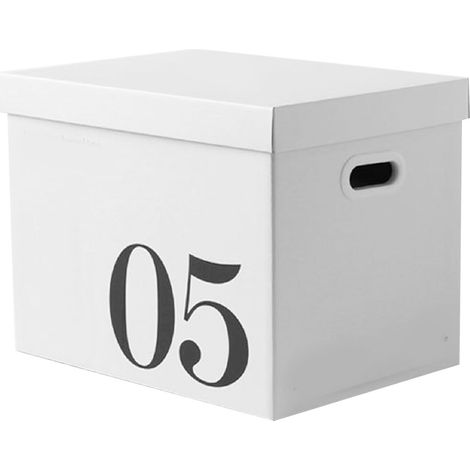 Boîte de rangement en carton grande capacité, boîte de rangement en papier ondulé pour déménagement, boîte à jouets pour dortoir n° 5 (1/5)