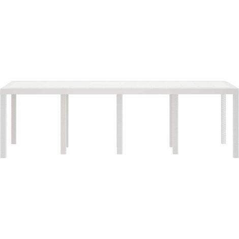 Maison Exclusive - Mesa de Jardín 250 x 100 x 73 cm ratán sintético (1/5)