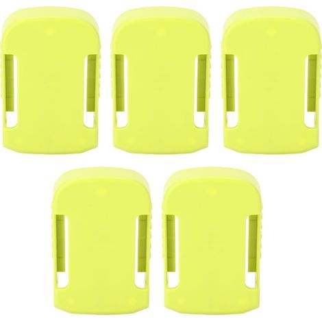 5er-Set Batteriehalter, grün, Batteriehalterungsadapter, Dockhalterung, passend für Worx WU172, WU279, WU388, WE270, WE389 (1/5)