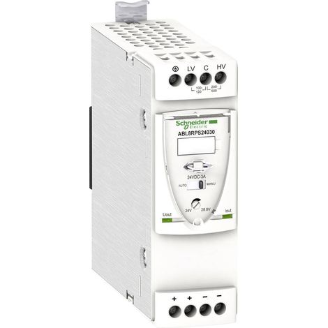 Alimentation à découpage SCHNEIDER 3A 24V avec filtre et protection contre les surcharges. (1/2)